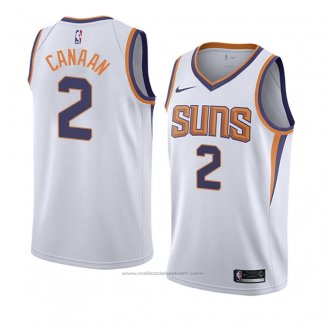 Maillot Phoenix Suns Isaiah Canaan #2 Association 2018 Blanc