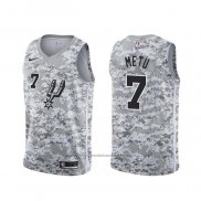 Maillot San Antonio Spurs Chimezie Metu #7 Earned Camouflage