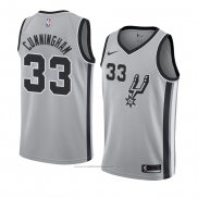 Maillot San Antonio Spurs Dante Cunningham #33 Statement 2018 Gris