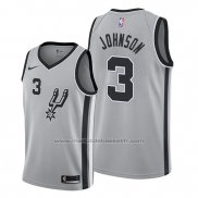 Maillot San Antonio Spurs Keldon Johnson #3 Statement 2019-20 Gris