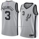 Maillot San Antonio Spurs Marco Belinelli #3 Statement 2018 Gris