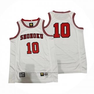 Maillot Shohoku Sakuragi #10 Blanc