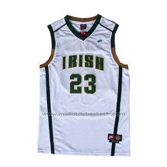 Maillot St. Vincent-St. Mary LeBron James #23 Blanc