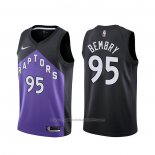 Maillot Toronto Raptors DeAndre Bembry #95 Earned 2020-21 Noir Volet