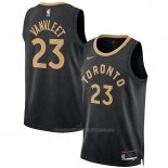 Maillot Toronto Raptors Fred Vanvleet #23 Ville 2022-23 Noir