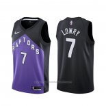 Maillot Toronto Raptors Kyle Lowry #7 Earned 2020-21 Noir Volet