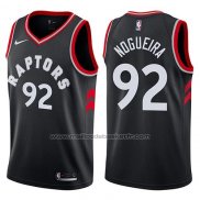 Maillot Toronto Raptors Lucas Nogueira #92 Statement 2017-18 Noir