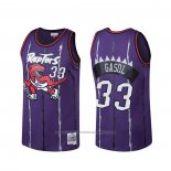 Maillot Toronto Raptors Marc Gasol #33 Hardwood Classics Volet