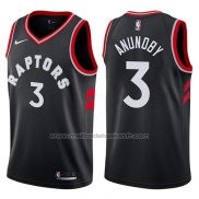 Maillot Toronto Raptors Og Anunoby #3 Statement 2017-18 Noir