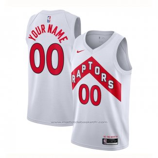 Maillot Toronto Raptors Personnalise Association 2020-21 Blanc