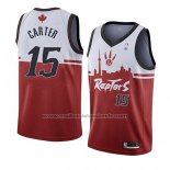 Maillot Toronto Raptors Vince Carter #15 Ville 2019-20 Rouge