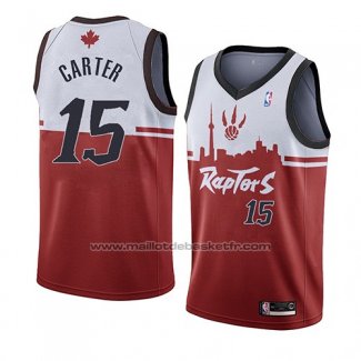 Maillot Toronto Raptors Vince Carter #15 Ville 2019-20 Rouge