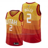 Maillot Utah Jazz Joe Ingles #2 Ville Edition Orange