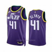 Maillot Utah Jazz Kelly Olynyk #41 Classic 2023-24 Volet