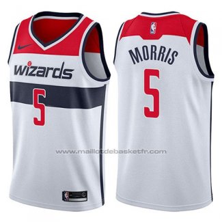 Maillot Washington Wizards Markieff Morris #5 Association 2017-18 Blanc