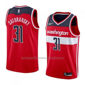 Maillot Washington Wizards Tomas Satoransky #31 Icon 2018 Rouge