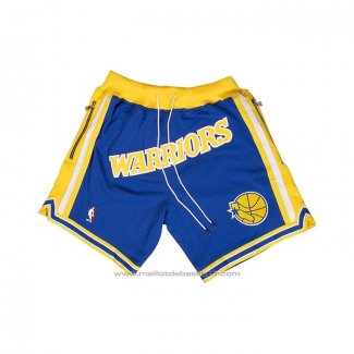 Short Golden State Warriors Bleu