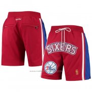 Short Philadelphia 76ers Mitchell & Ness 1996-97 Rouge