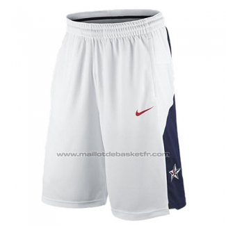 Short USA 2012 Blanc