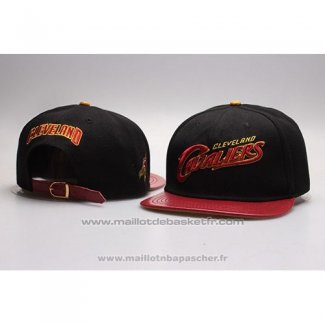 Casquette Cleveland Cavaliers Snapback Noir Rouge