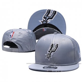 Casquette San Antonio Spurs 9FIFTY Snapback Gris Argent