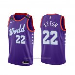 Maillot 2020 Rising Star Deandre Ayton #22 World Volet