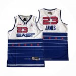 Maillot All Star 2006 LeBron James #23 Bleu Blanc