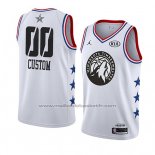 Maillot All Star 2019 Minnesota Timberwolves Personnalise Blanc