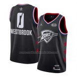 Maillot All Star 2019 Oklahoma City Thunder Russell Westbrook #0 Noir