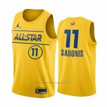 Maillot All Star 2021 Indiana Pacers Domantas Sabonis #11 Or