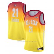 Maillot All Star 2023 Philadelphia 76ers Joel Embiid #21 Orange