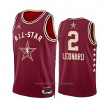 Maillot All Star 2024 Los Angeles Clippers Kawhi Leonard #2 Rouge