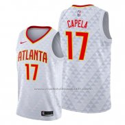 Maillot Atlanta Hawks Clint Capela #17 Association 2019-20 Blanc