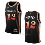 Maillot Atlanta Hawks De'andre Hunter #12 Ville 2022-23 Noir