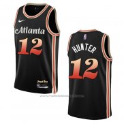 Maillot Atlanta Hawks De'andre Hunter #12 Ville 2022-23 Noir