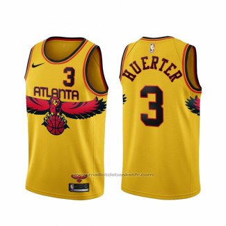 Maillot Atlanta Hawks Kevin Huerter #3 Ville 2021-22 Jaune