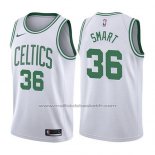 Maillot Boston Celtics Marcus Smart #36 Association 2017-18 Blanc