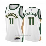 Maillot Boston Celtics Payton Pritchard #11 Ville 2023-24 Blanc