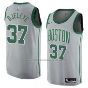 Maillot Boston Celtics Semi Ojeleye #37 Ville 2018 Gris