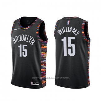 Maillot Brooklyn Nets Alan Williams #15 Ville Noir