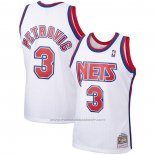 Maillot Brooklyn Nets Drazen Petrovic #3 Mitchell & Ness 1992-93 Blanc