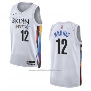 Maillot Brooklyn Nets Joe Harris #12 Ville 2022-23 Blanc