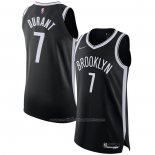 Maillot Brooklyn Nets Kevin Durant #7 Icon Authentique Noir