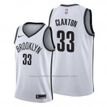 Maillot Brooklyn Nets Nicolas Claxton #33 Association 2019-20 Blanc