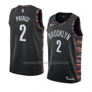 Maillot Brooklyn Nets Taurean Prince #2 Ville 2019 Noir