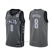 Maillot Brooklyn Nets Tyler Johnson #8 Statement 2020 Gris