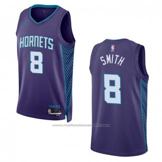 Maillot Charlotte Hornets Dennis Smith #8 Statement 2022-23 Volet