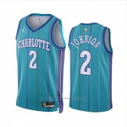Maillot Charlotte Hornets Larry Johnson #2 Classic 2023-24 Vert