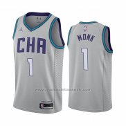 Maillot Charlotte Hornets Malik Monk #1 Ville Edition Gris