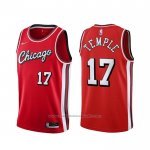 Maillot Chicago Bulls Garrett Temple #17 Ville 2021-22 Rouge